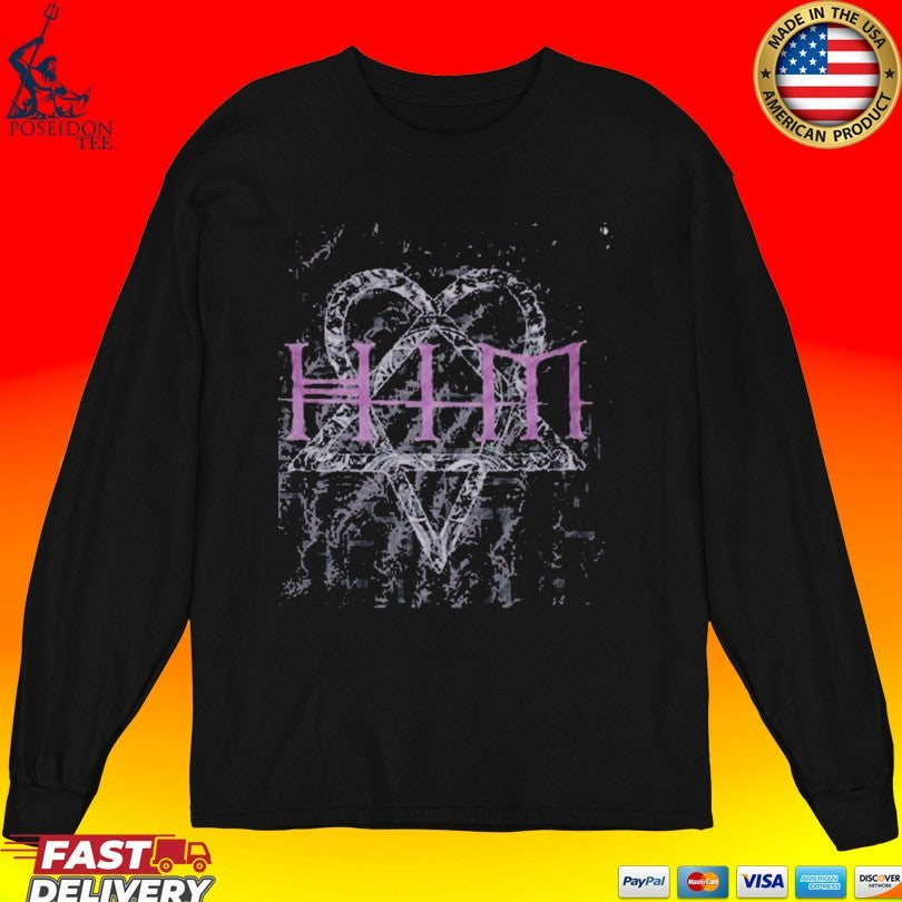 Him Heartagram & Logo Chiffon T-shirt