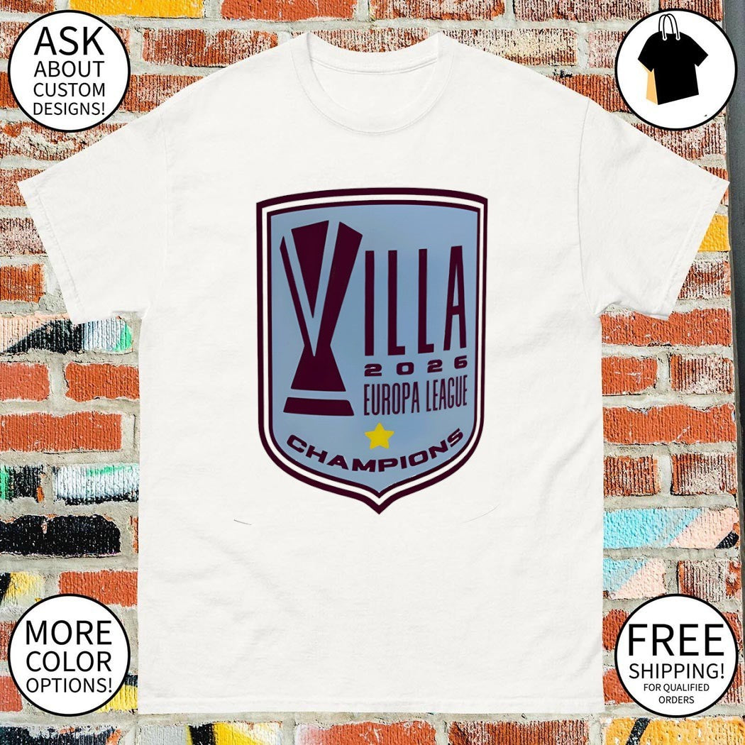 Aston Villa FC Europa League Champions 2026 shirt