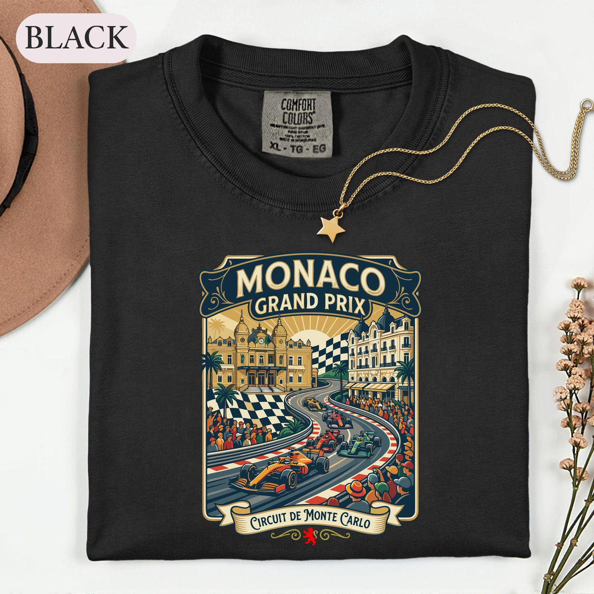 Monaco Grand Prix Vintage F1 Racing Tee Circuit De Monte Carlo Motorsport Fan Clothes Formula Race Car Driver (3)