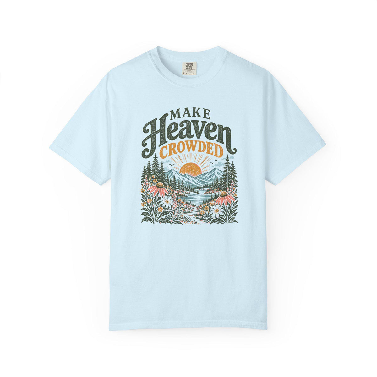 Make Heaven Crowded Vintage Christian Christian Clothes Womensclothing Bible Study Church Faith Based Christian Tee (5)