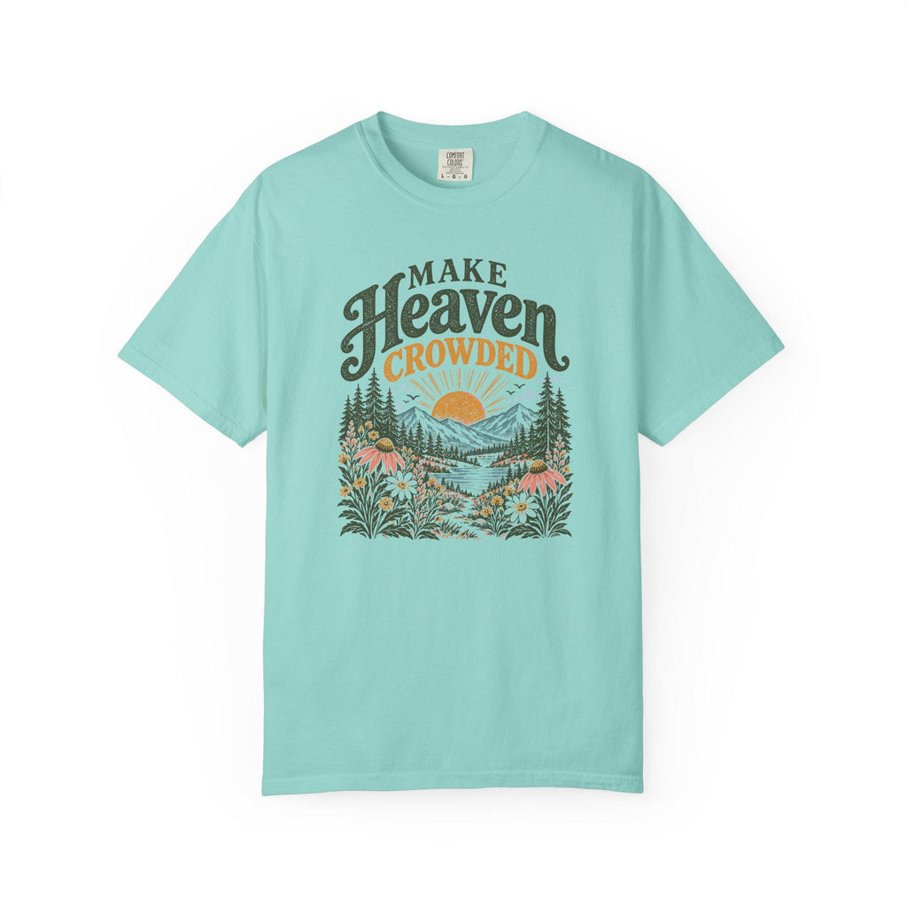 Make Heaven Crowded Vintage Christian Christian Clothes Womensclothing Bible Study Church Faith Based Christian Tee (4)