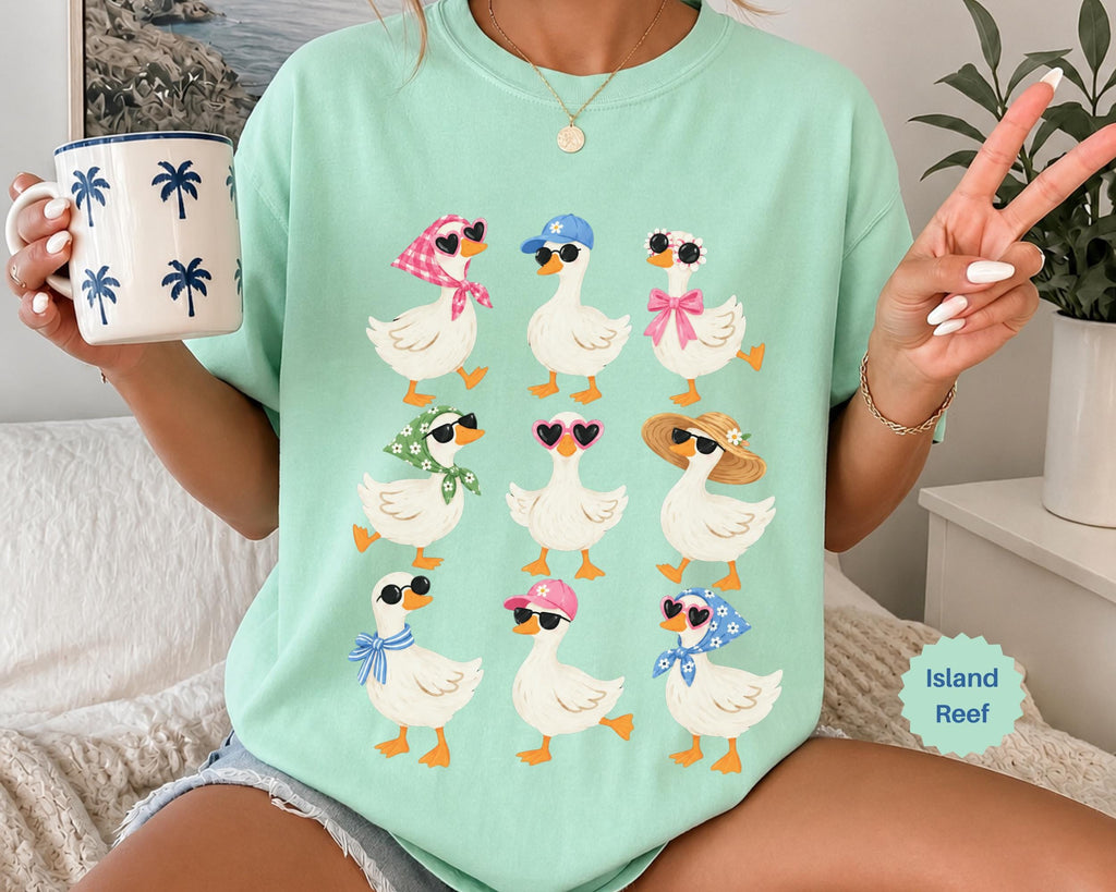 Comfort Colors Goose Colorful Silly Goose Goose Lover Goose Goose Tee (3)