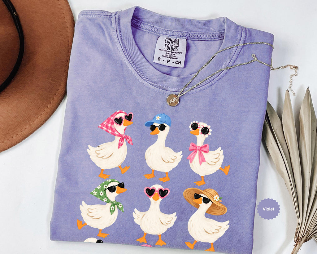 Comfort Colors Goose Colorful Silly Goose Goose Lover Goose Goose Tee (4)