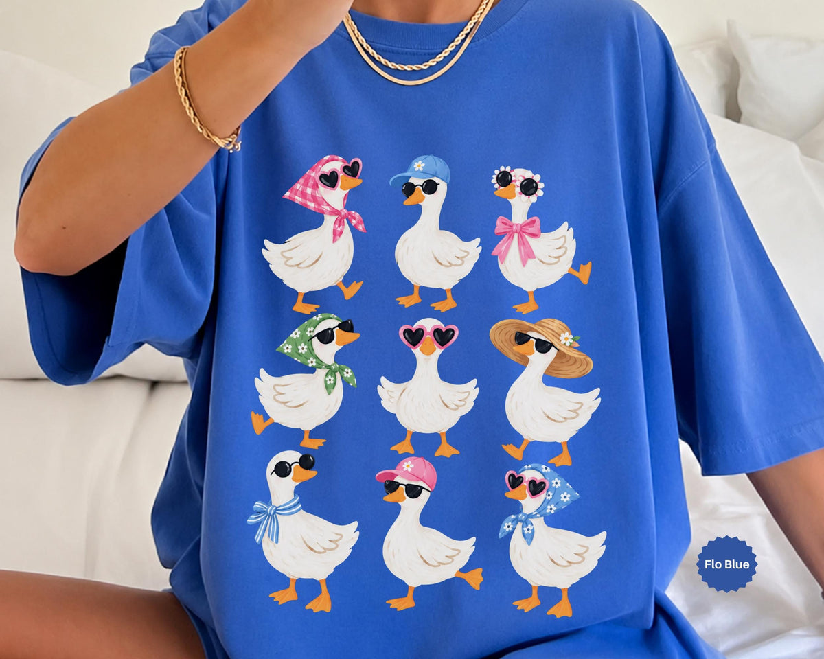 Comfort Colors Goose Colorful Silly Goose Goose Lover Goose Goose Tee (2)