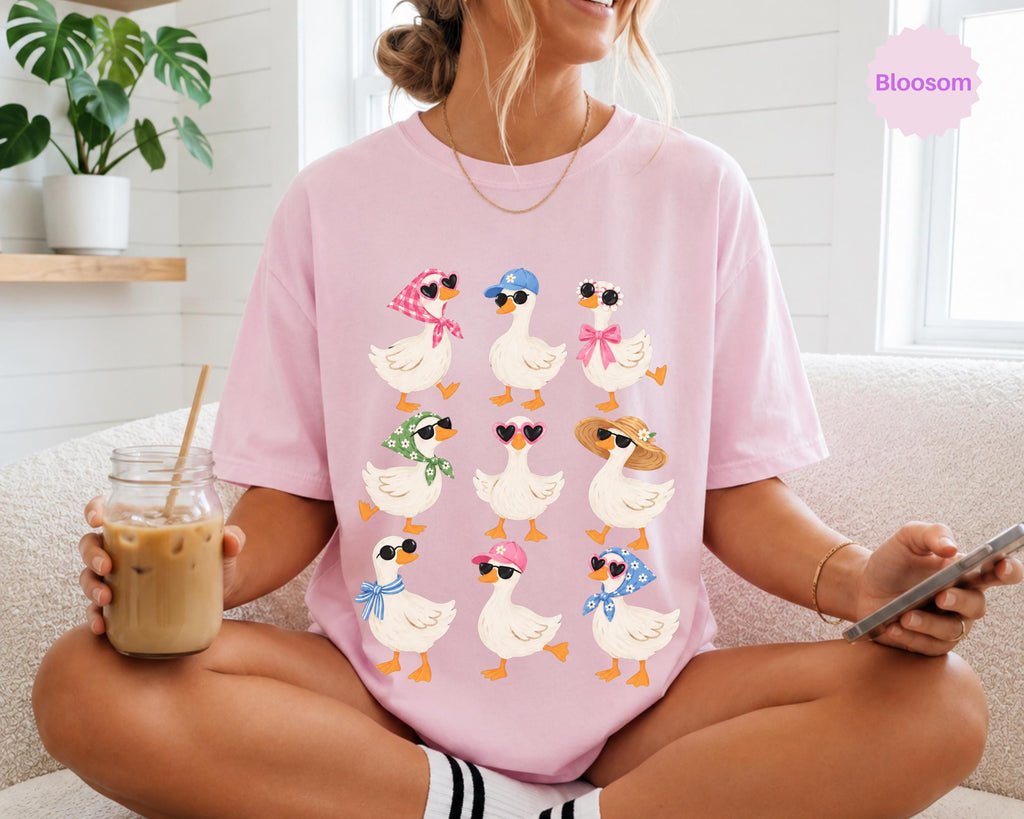 Comfort Colors Goose Colorful Silly Goose Goose Lover Goose Goose Tee (5)