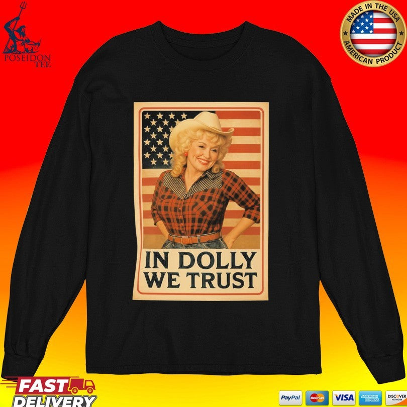In Dolly We Trust American Flag T-shirt