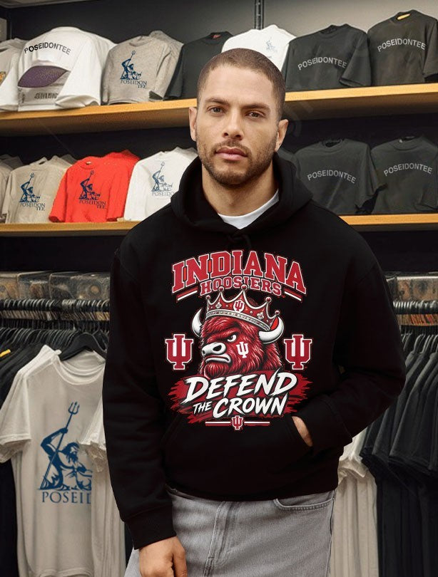 Indiana And Hoosiers Defend The Crown T-shirt