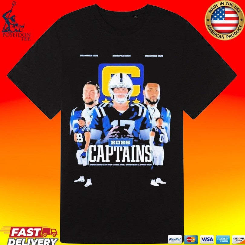 Indianapolis Colts 2026 Team Captains T-shirt
