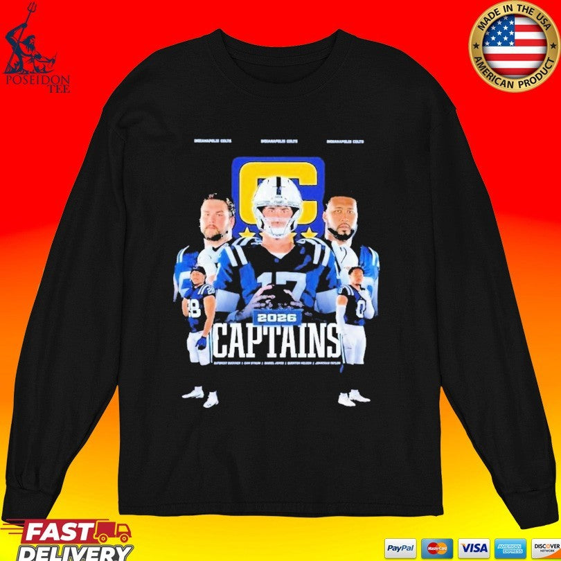 Indianapolis Colts 2026 Team Captains T-shirt