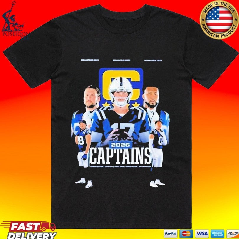Indianapolis Colts 2026 Team Captains T-shirt
