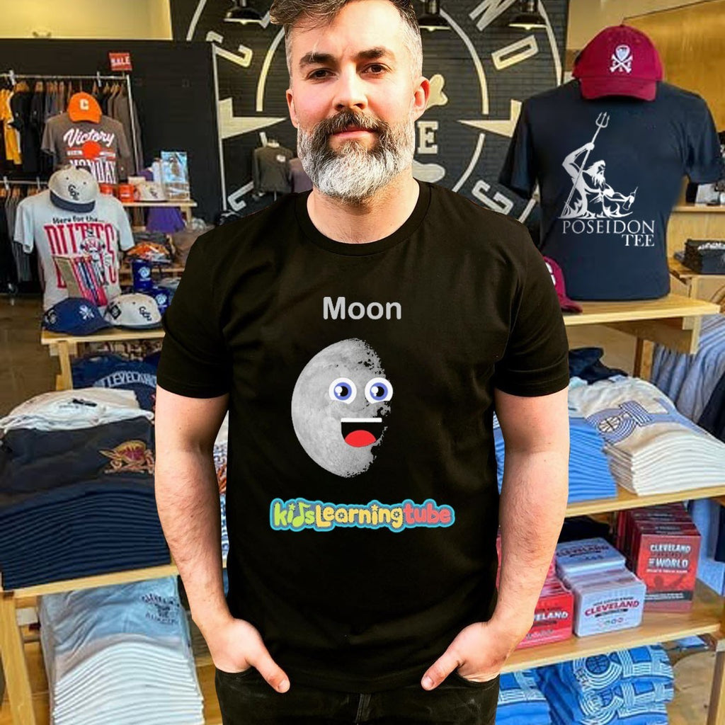 Kids Learning Tube Moon Toddler T-shirt
