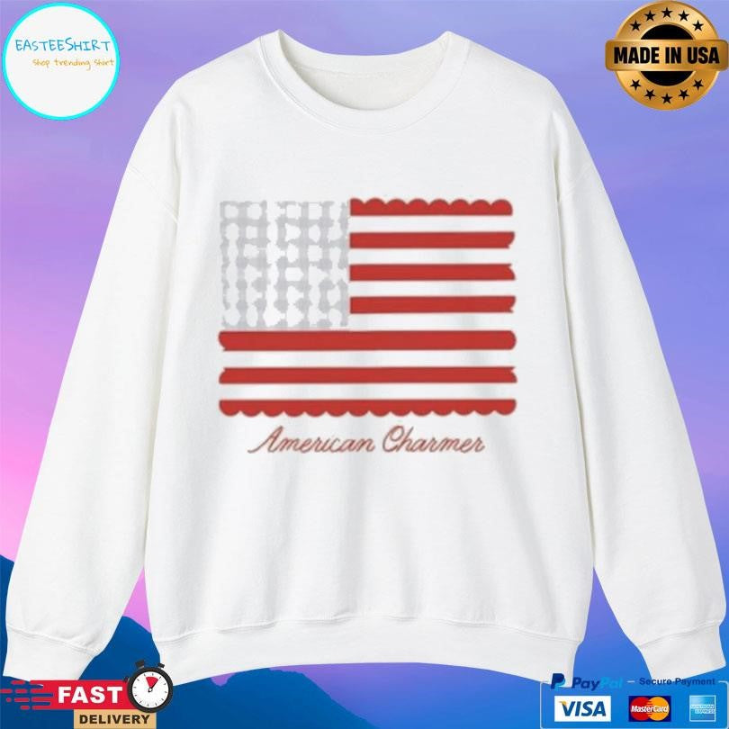 Kristin Jones American Charmer Cropped Boxy Shirt