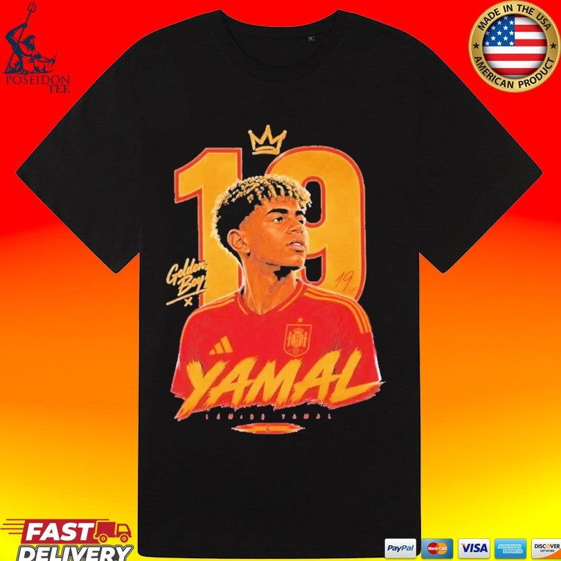 Lamine Yamal Spain Soccer Sublimation World Cup 2026 T-shirt