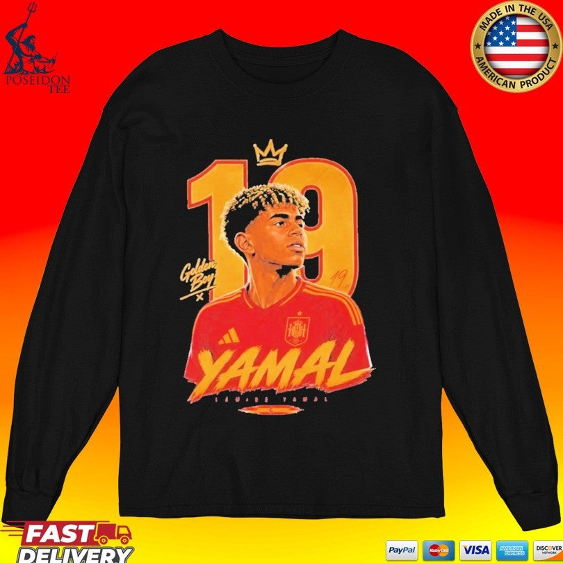 Lamine Yamal Spain Soccer Sublimation World Cup 2026 T-shirt
