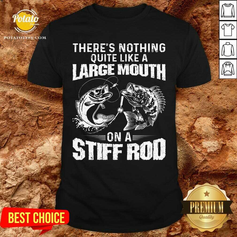 Large Mouth Stiff Rod Fishing Shirt