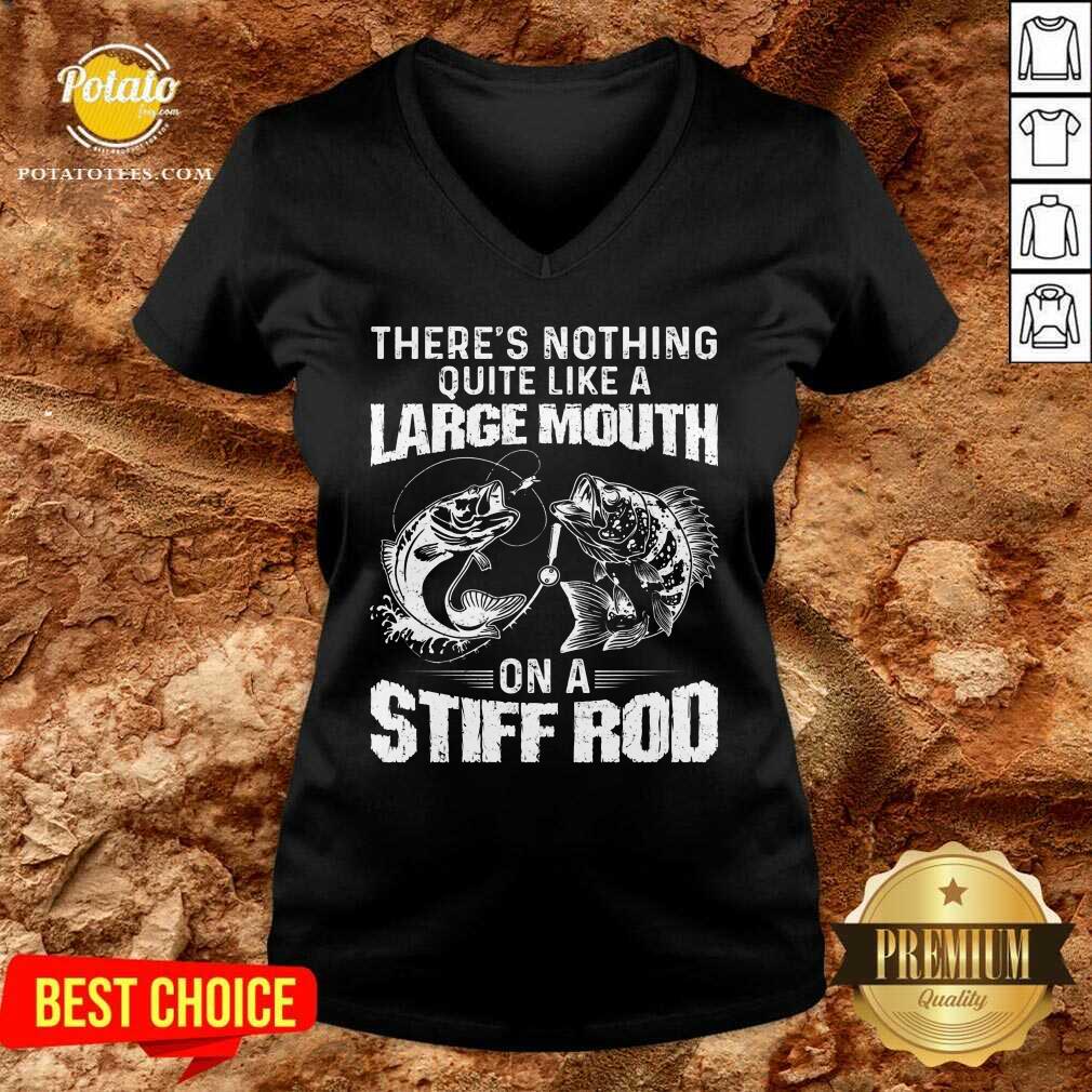 Large Mouth Stiff Rod Fishing Shirt