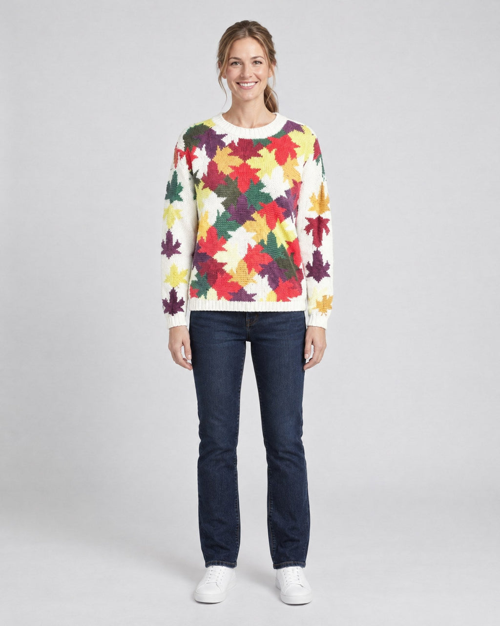 Leaf Dance-Small Christmas Sweater