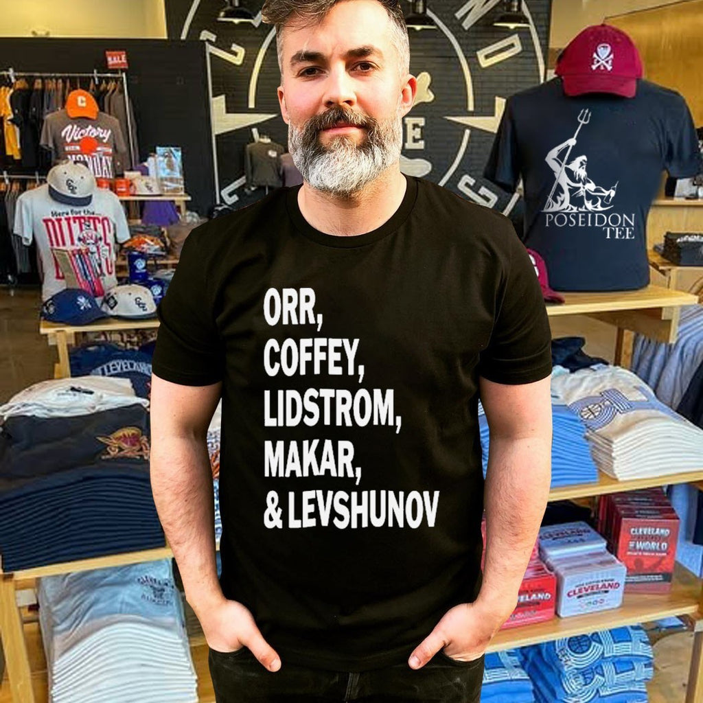 Lee Grasemann Orr Coffey Lidstrom Makar & Levshunov T-shirt