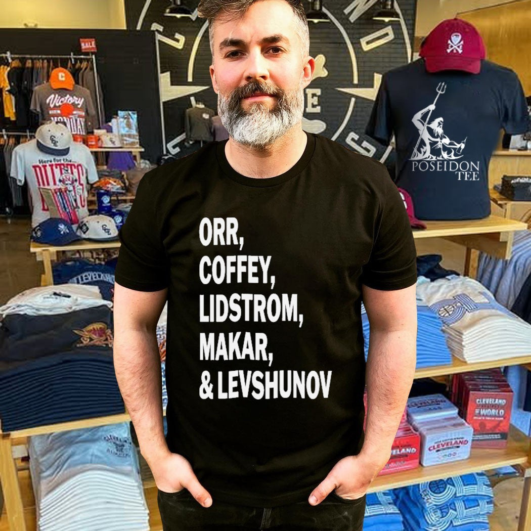 Lee Grasemann Orr Coffey Lidstrom Makar & Levshunov T-shirt