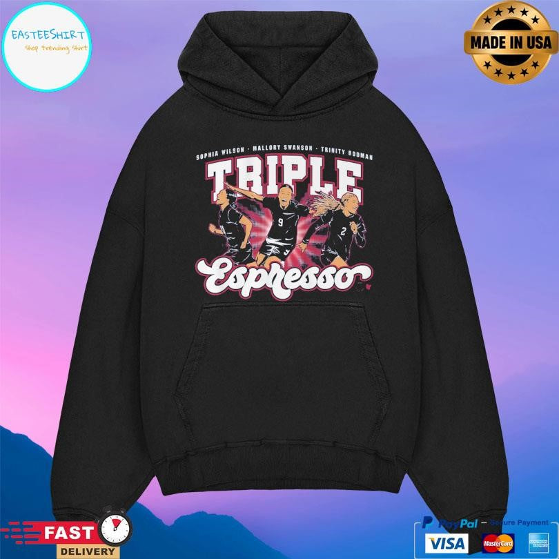 Mallory Swanson Trinity Rodman And Sophia Wilson Triple Espresso 2026 27 Shirt