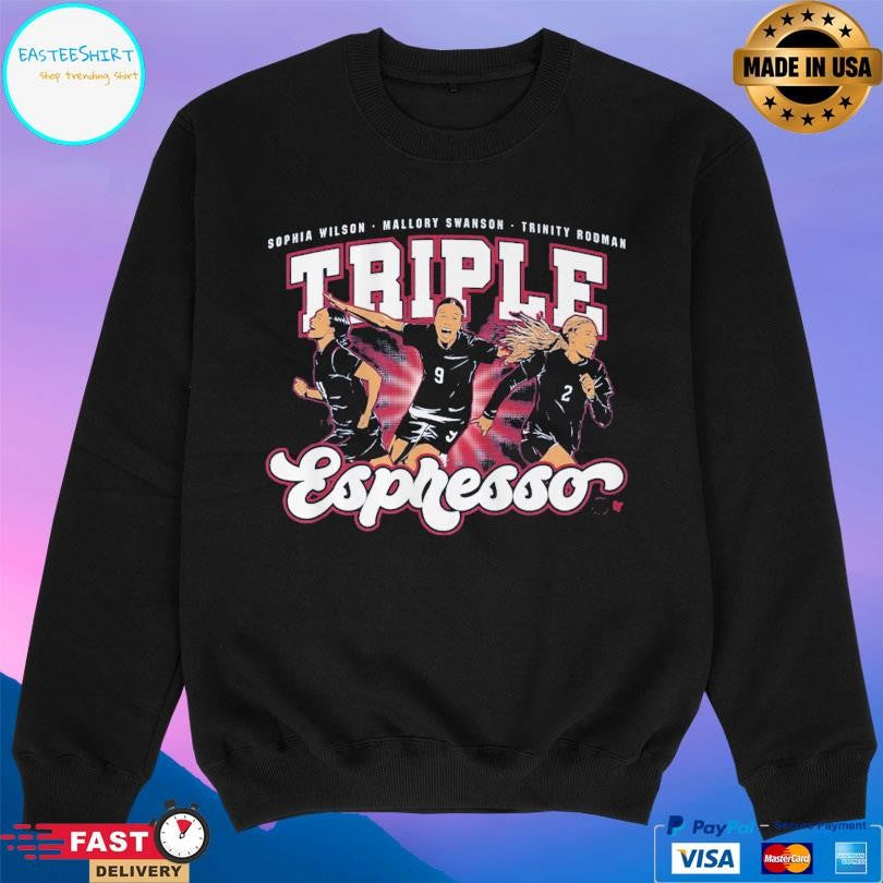 Mallory Swanson Trinity Rodman And Sophia Wilson Triple Espresso 2026 27 Shirt
