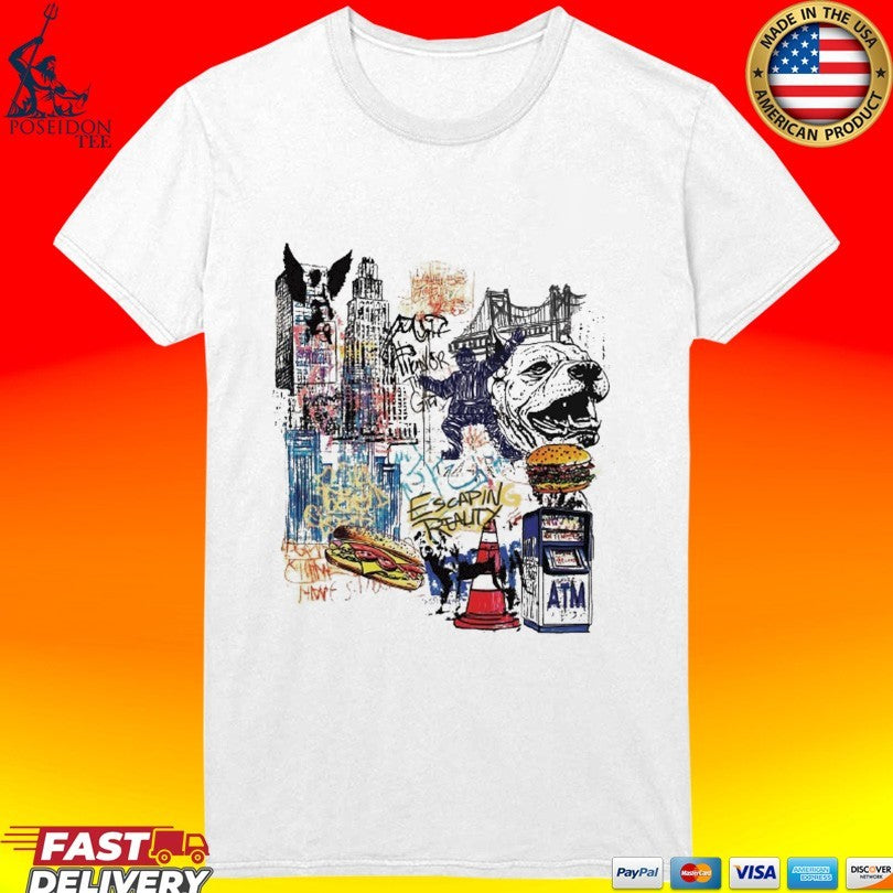 Mister City Sketchbook T-shirt