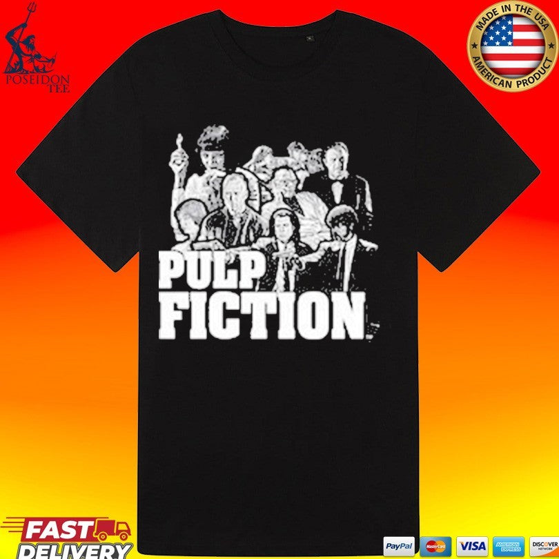Mister Pulp Fiction Cast Graphic T-shirt