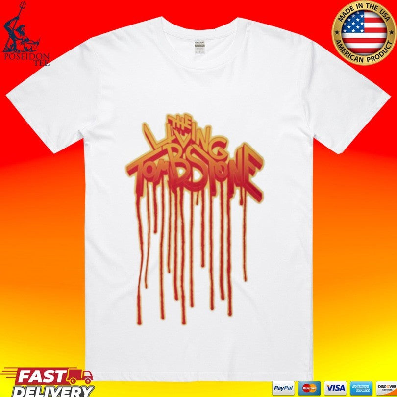 The Living Tombstone Drip Logo Summer T-shirt