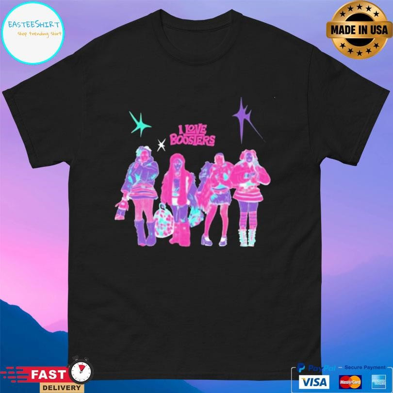 Neon I Love Boosters Velvet Gang T-Shirts