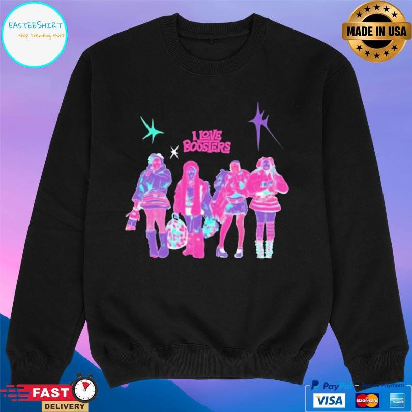 Neon I Love Boosters Velvet Gang T-Shirts