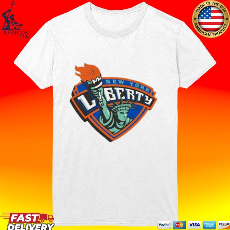 New York Liberty 90s Logo T-shirt