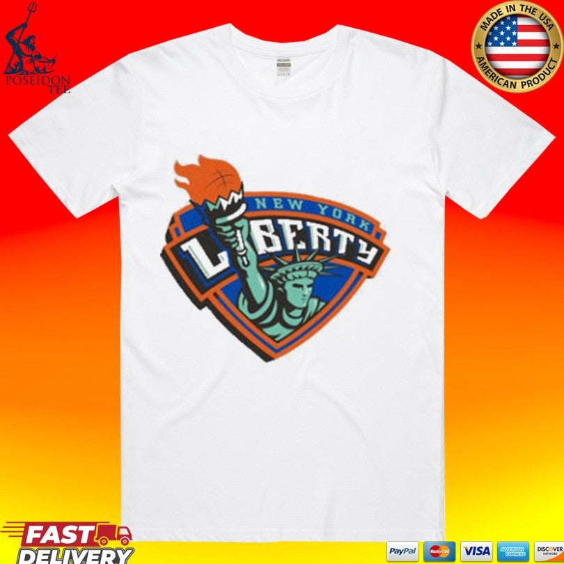 New York Liberty 90s Logo T-shirt