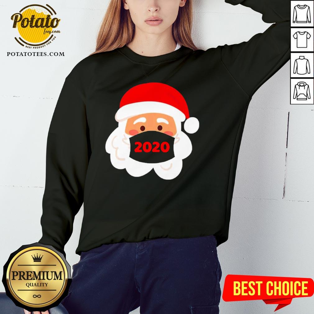 Santa Claus Wearing Face Mask 2020 Christmas Shirt