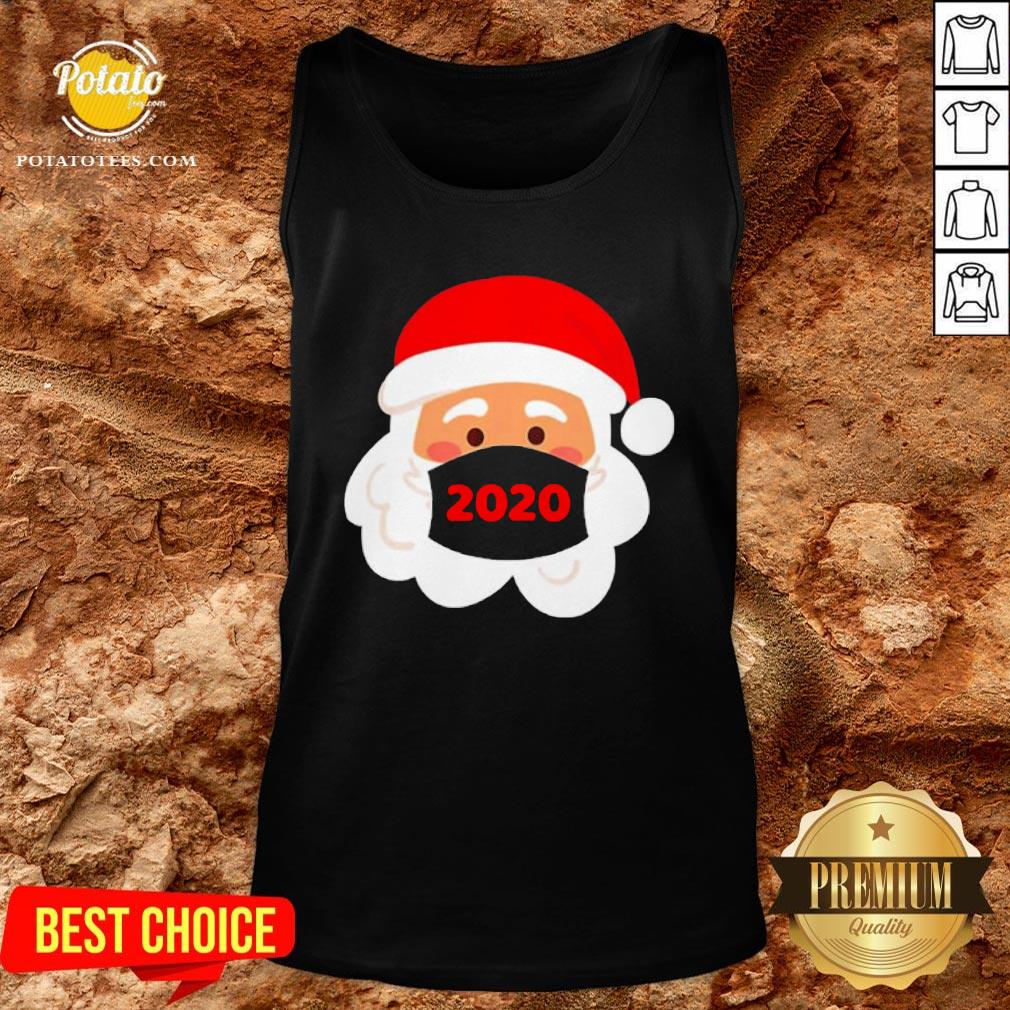Santa Claus Wearing Face Mask 2020 Christmas Shirt