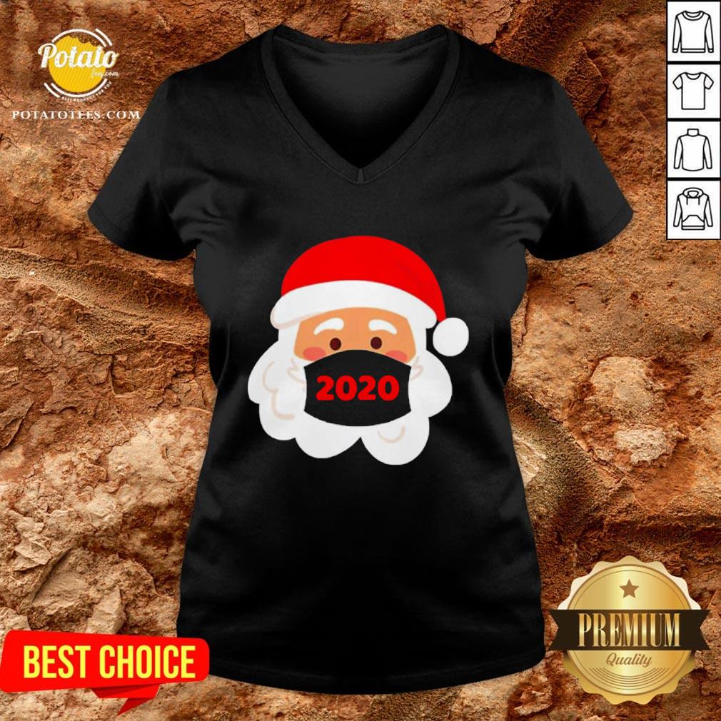 Santa Claus Wearing Face Mask 2020 Christmas Shirt