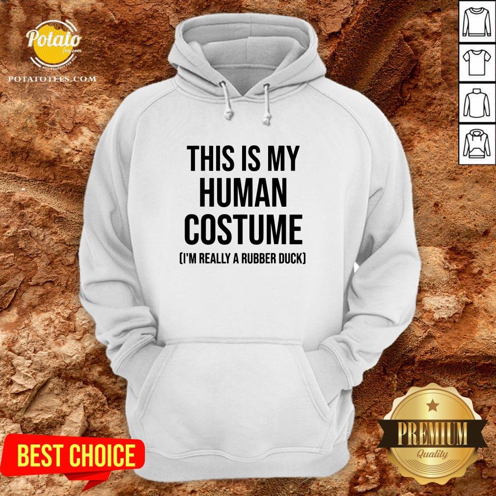This Is My Human Costume I’m Really A Rubber Duck Halloween Shirt