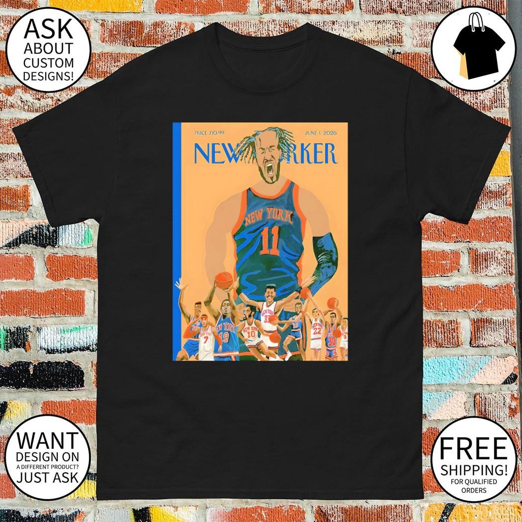 NY Knicks Poster The New Yorker Magazine Cover June 2026 shirt