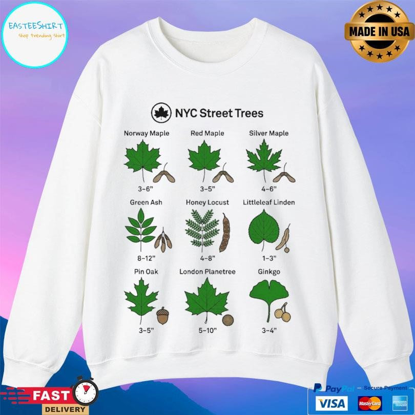 Nyc Parks Street Trees Only Ny Shirt