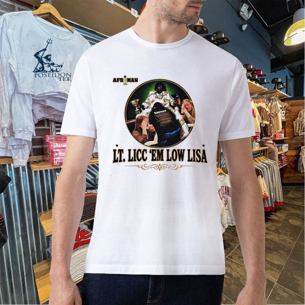 Afroman Freedom Of Speech Tour 2026 Lt. Licc ’em Low Lisa Shirt