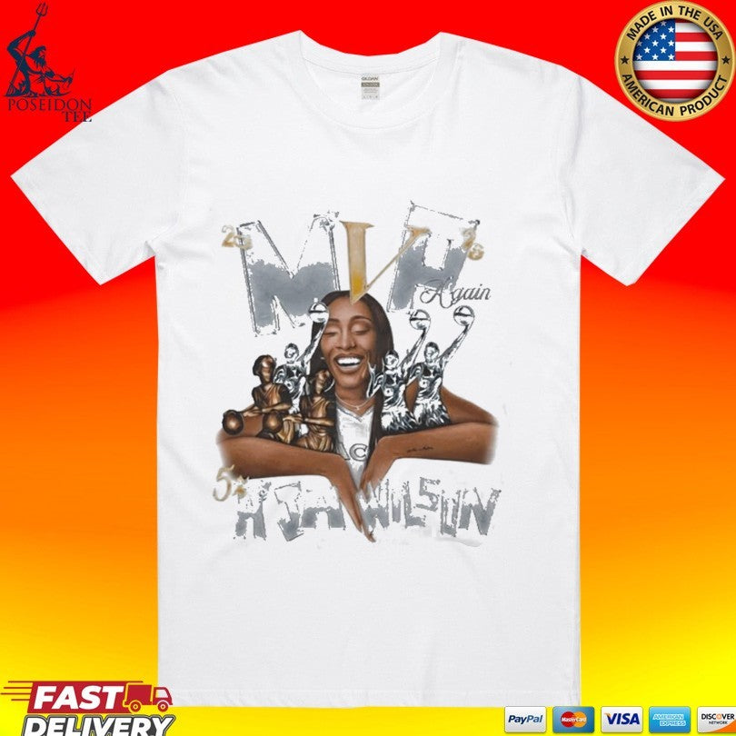 Aja Wilson 5x Mvp Again 2026 Shirt