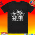 Allergic To Sunlight Halloween 2026 Shirt