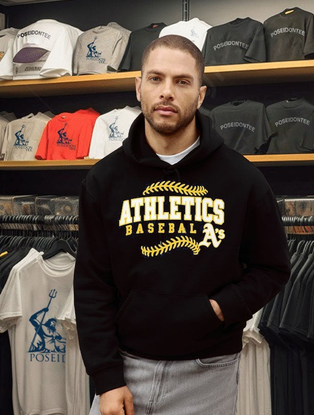 Athletics Champion Green Baseball Shirt