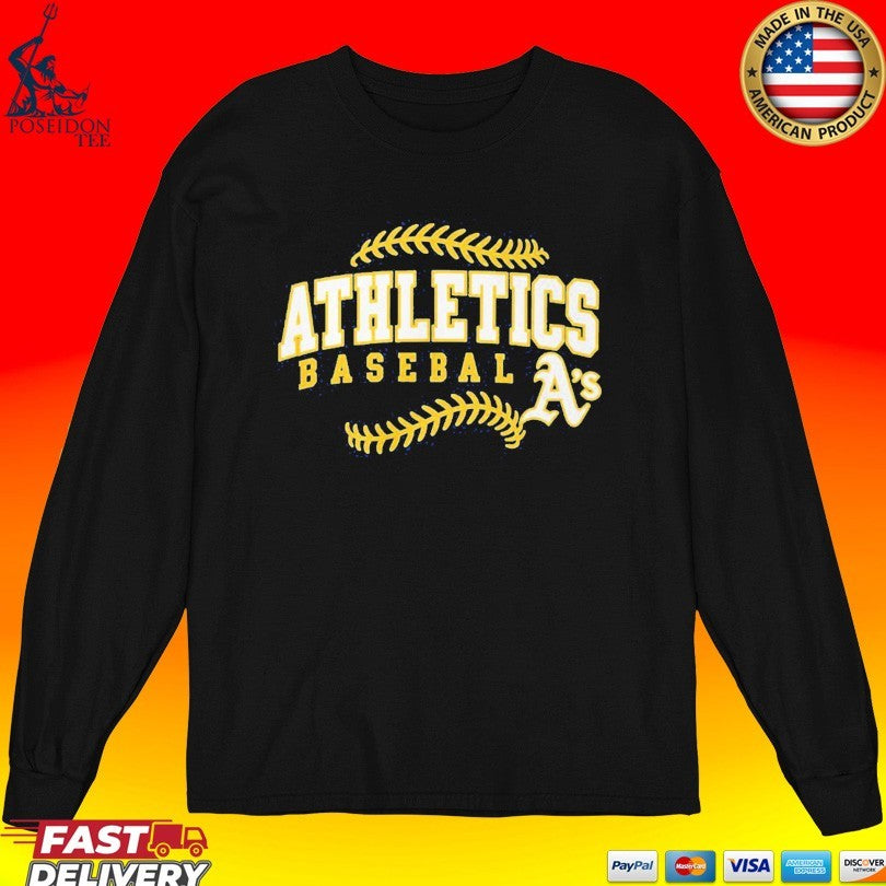 Athletics Champion Green Baseball Shirt