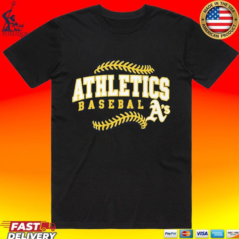 Athletics Champion Green Baseball Shirt