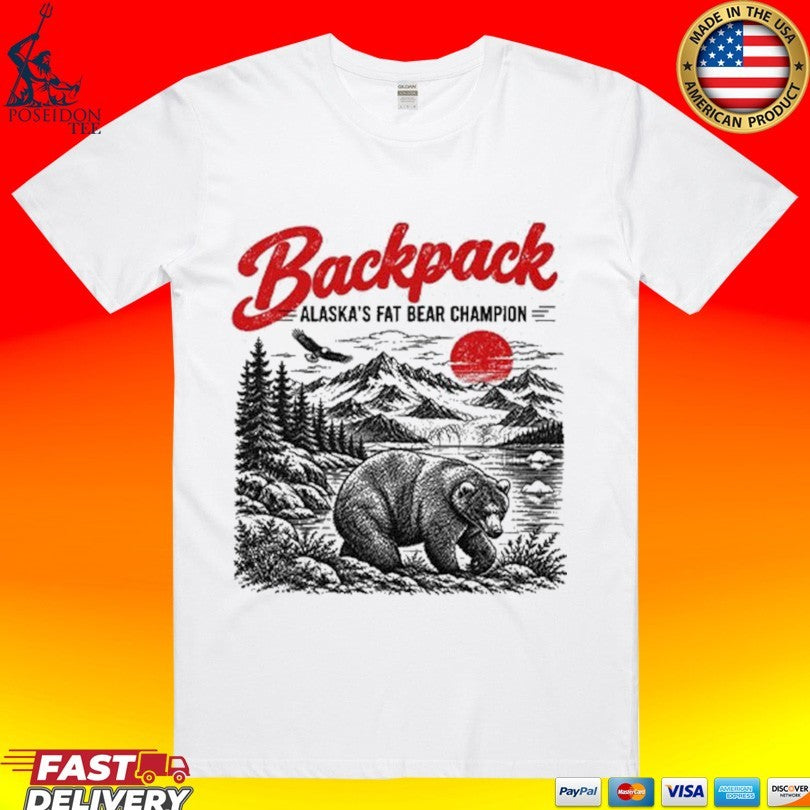 Backpack Alaska’s Fat Bear Champion Shirt
