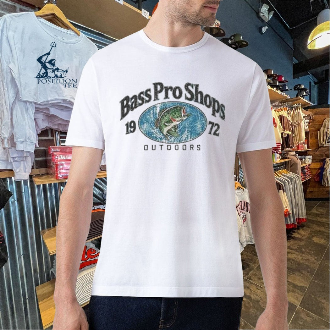 Brad Pitt Bass Pro Shop Outdoors 1972 Shirt