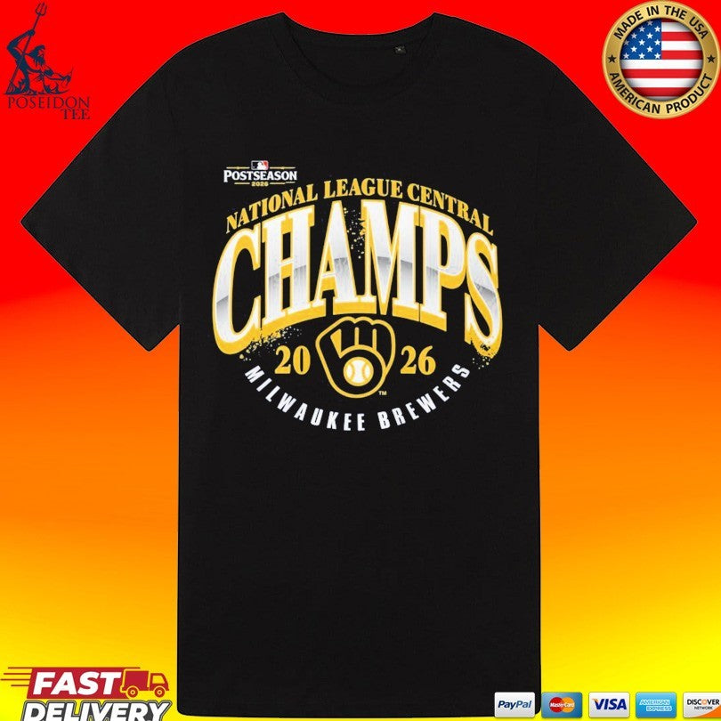 Brewers 2026 Nl Central Division Champions Distressed Shirt