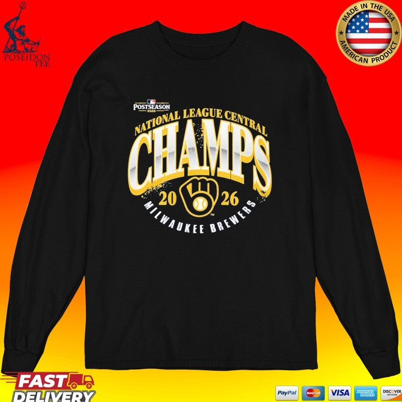 Brewers 2026 Nl Central Division Champions Distressed Shirt