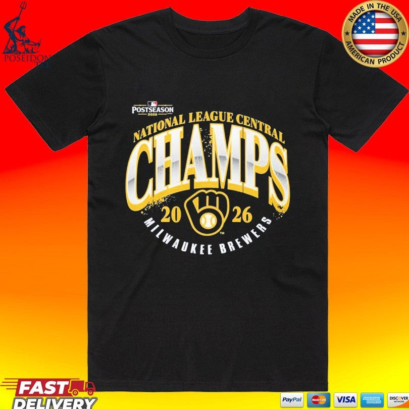 Brewers 2026 Nl Central Division Champions Distressed Shirt
