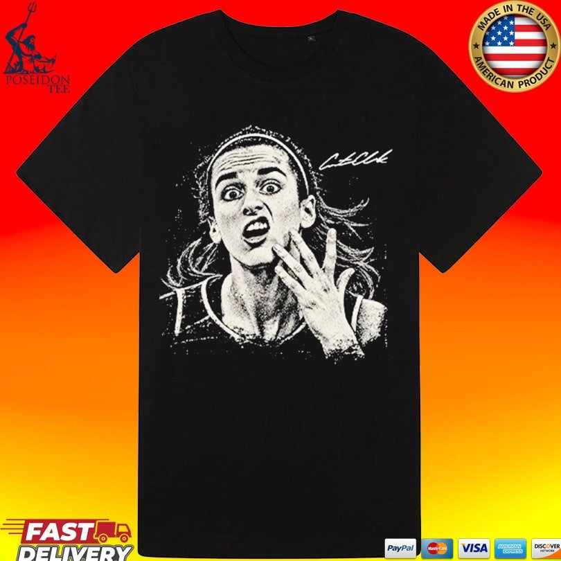 Caitlin Clark Funny Reaction Shirt